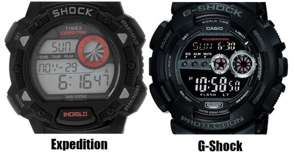 Timex Expedition vs Casio G-Shock - Romeo's watches