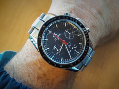 Alpha Moonwatch on wrist