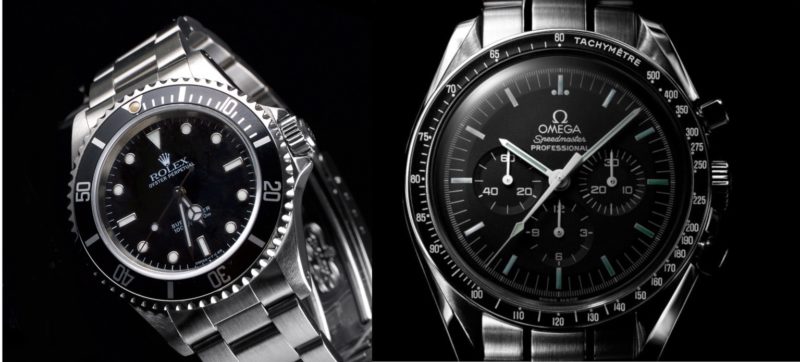 Betinget generøsitet utilfredsstillende Rolex Submariner vs Omega Speedmaster Pro : The Full Comparison - Romeo's  watches
