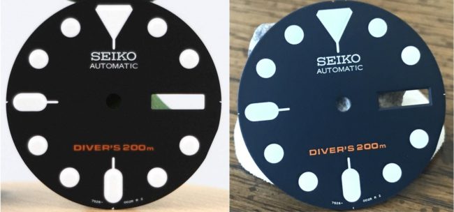 Seiko SKX007 vs SKX009 dials